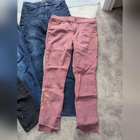 Women's Jeans Bundle - Size 8 (5) Express & Victoria's Secret - Picture 2 of 14